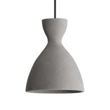 Golden 2173-7 GCT - Golden Lighting Aethera 7in Integrated LED Pendant in Grey Cement